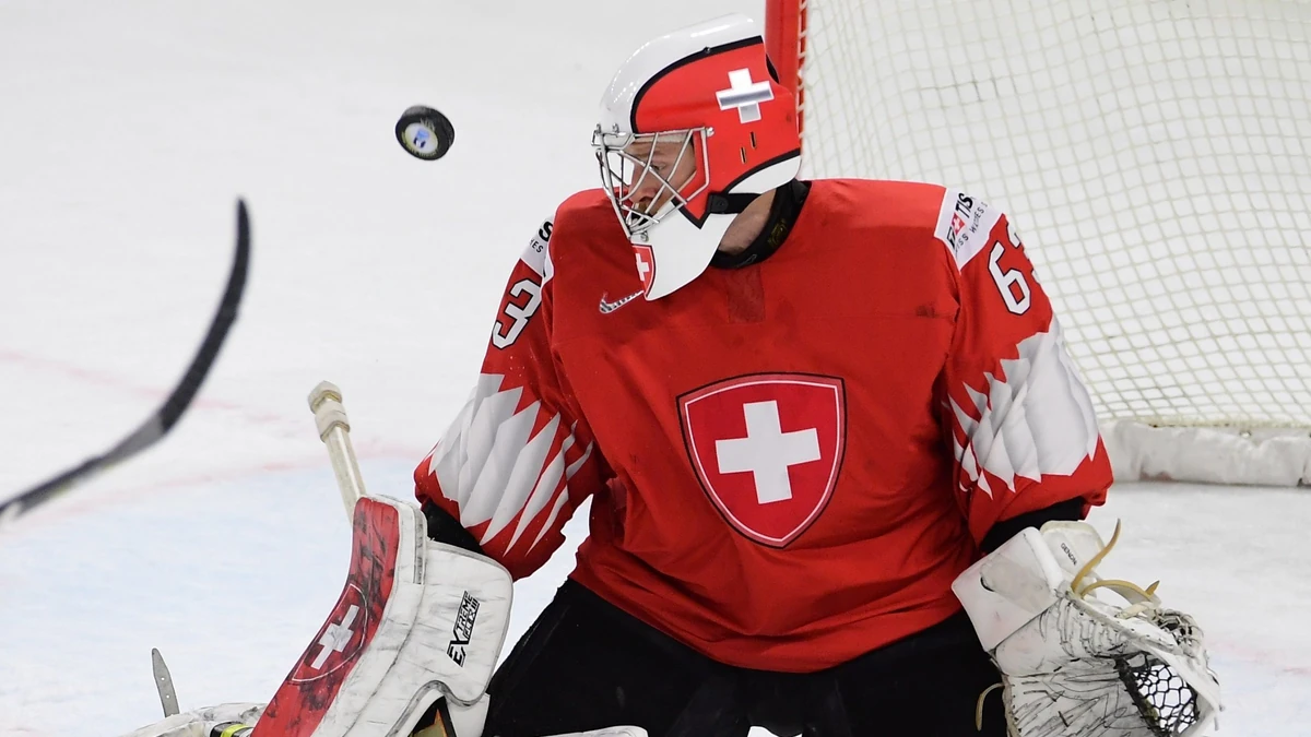 Torhüter Leonardo Genoni stellte einen neuen WM-Shutout-Rekord auf.
