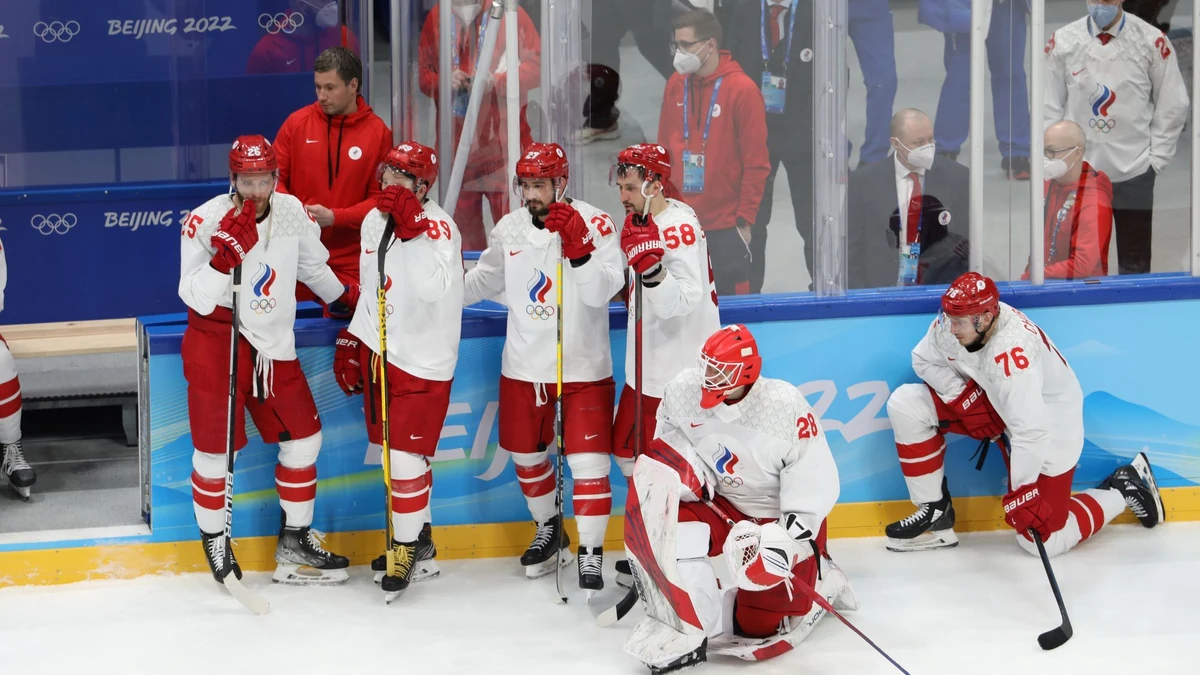 Russland nahm 2022 unter der Bezeichnung Russisches Olympisches Komitee letztmals an einem großen Turnier teil: Im Olympia-Finale verloren die Russen gegen Finnland.