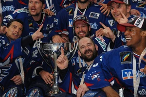 Im Finale der Saison 2006/07 besiegten die Adler Mannheim die Sinupret Ice Tigers aus Nürnberg.