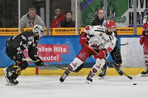 Pascal Aquin (rechts) erzielte den Siegtreffer für die Hannover Scorpions.