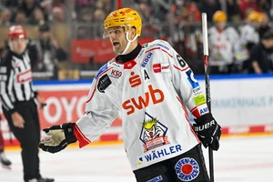 Christian Wejse traf 14 Sekunden vor der zweiten Drittelpause zum 2:0 für Bremerhaven.