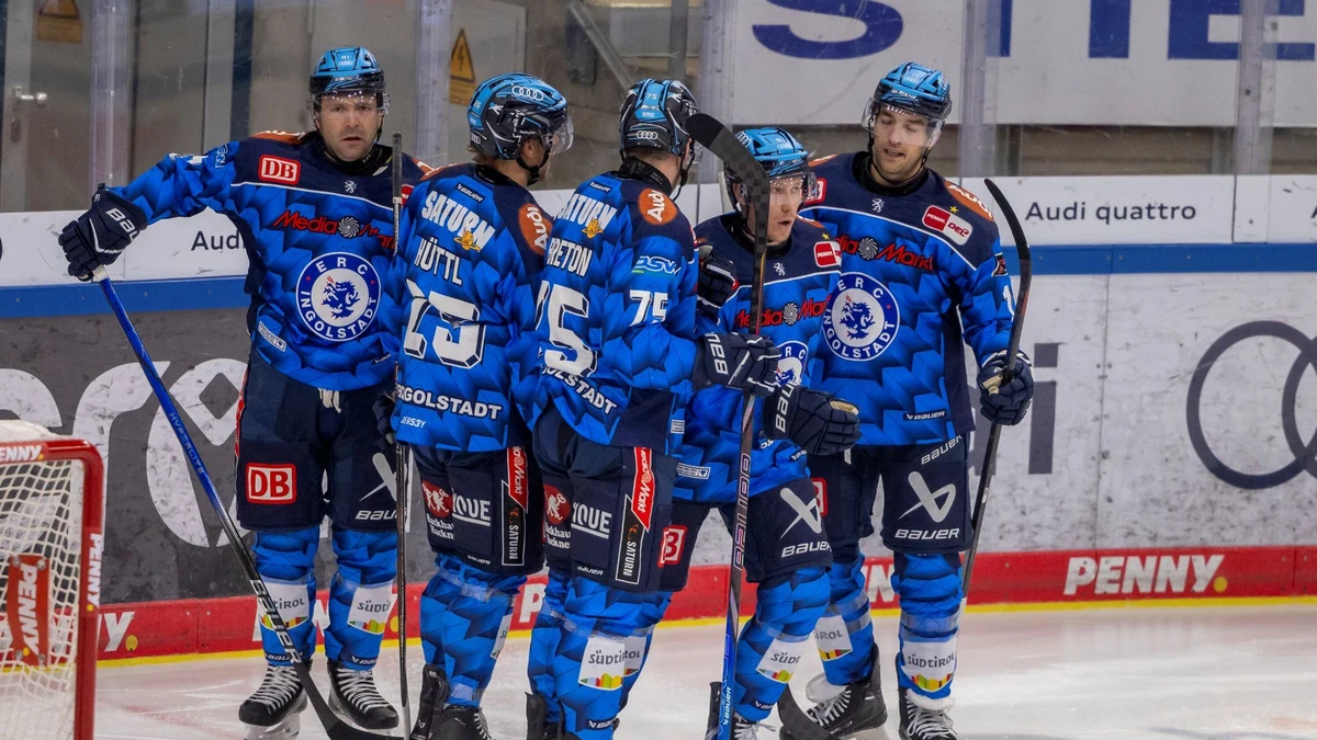Der ERC Ingolstadt hatte Grund zur Freude.