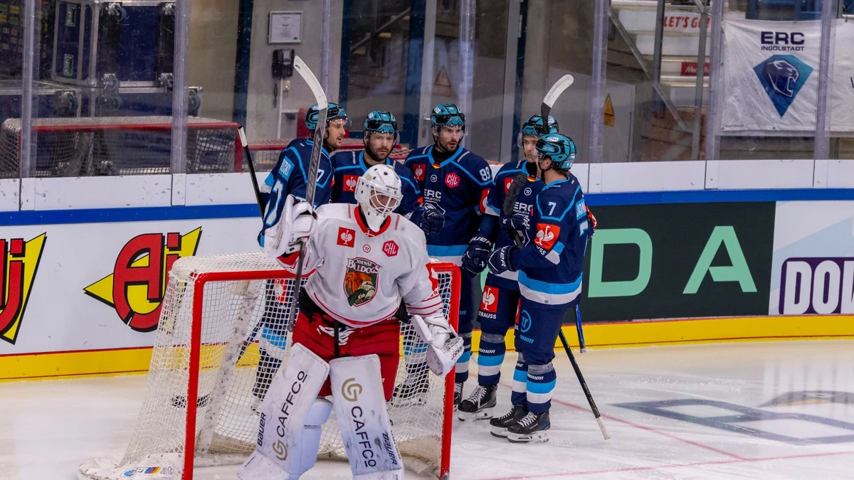 Der ERC Ingolstadt schenkte den Odense Bulldogs acht Treffer ein.