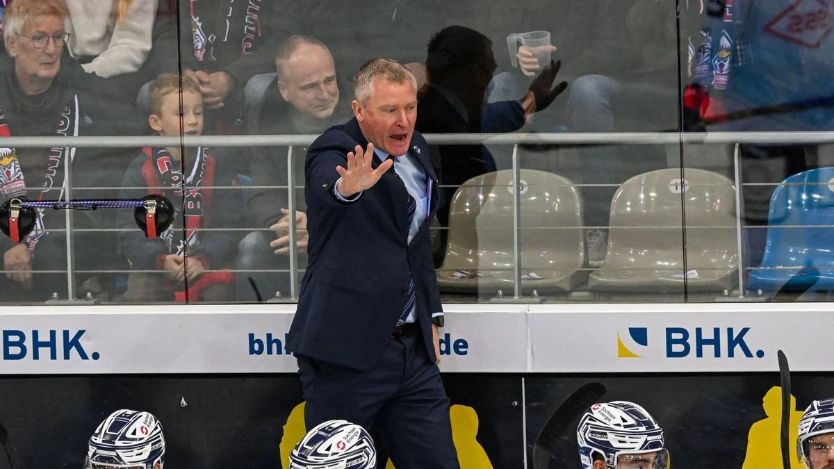 Niklas Sundblad ist der Trainer der Dresdner Eislöwen.