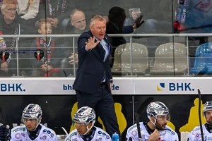 Niklas Sundblad ist der Trainer der Dresdner Eislöwen.