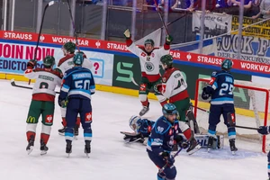 Der Fröluna HC gewann das CHL-Spiel beim ERC Ingolstadt.