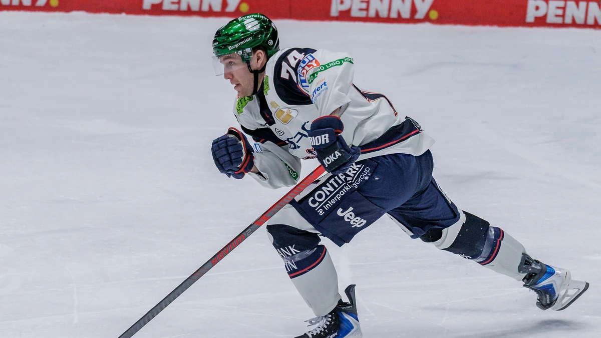 Les Lancaster (Eisbären Berlin #74), Freisteller, Portrait / Porträt, Löwen Frankfurt - Eisbären Berlin, Frankfurt, NIX Eissporthalle, 25.1.2026