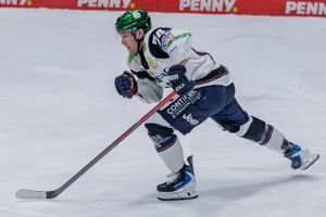 Les Lancaster (Eisbären Berlin #74), Freisteller, Portrait / Porträt, Löwen Frankfurt - Eisbären Berlin, Frankfurt, NIX Eissporthalle, 25.1.2026