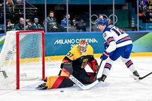 Torhüter Maximilian Franzreb machte ein gutes Spiel, sah nur beim 0:3 etwas unglücklich aus.