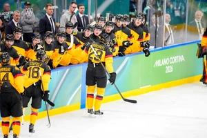 Leon Draisaitl erzielte das 1:0 im Spiel gegen Frankreich.