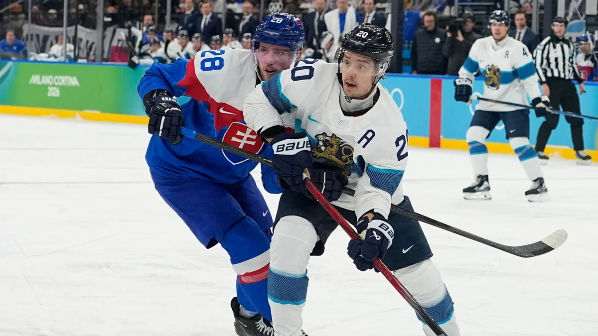Sebastian Aho brachte Finnland im ersten Drittel in Führung.