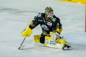 Der Krefelder Torhüter Felix Bick blieb ohne Gegentreffer.