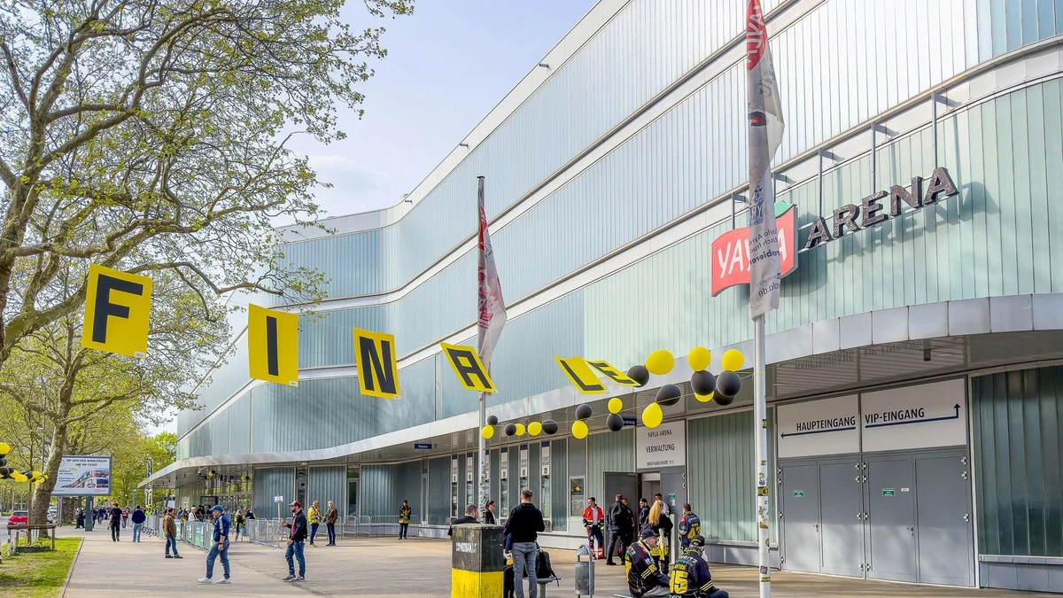 Die Kölner Haie müssen in die Krefelder Yayla-Arena ausweichen.