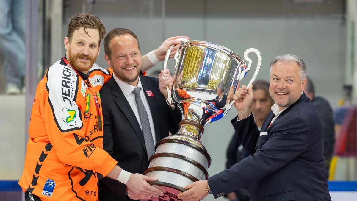 Korbinian Holzer gewann zum Abschluss seiner aktiven Laufbahn mit den Graz 99ers die Meisterschaft in der ICEHL.