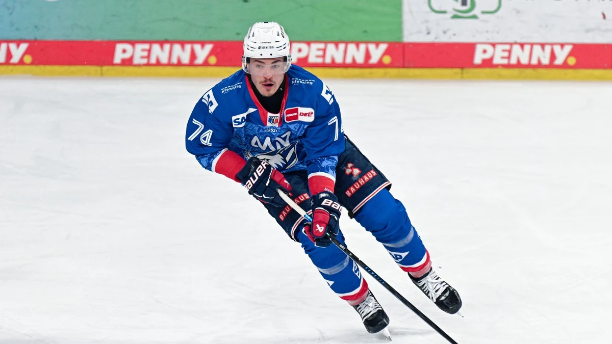 Justin Schütz traf fleißig für die Adler Mannheim.