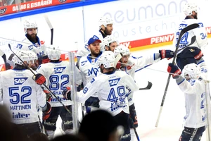 Am Ende jubelten die Adler Mannheim. Vorher sahen die Eisbären Berlin wie der sichere Sieger aus.