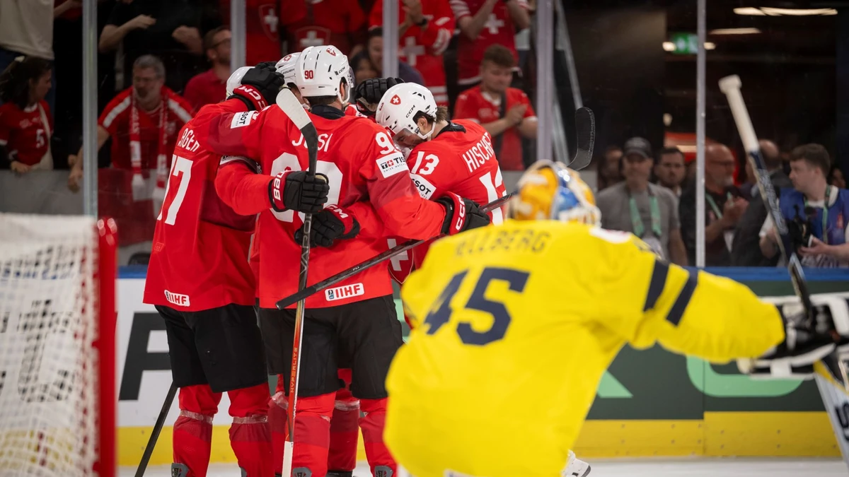 Die Schweiz steht nach dem Sieg gegen Schweden im Halbfinale der Eishockey-WM.