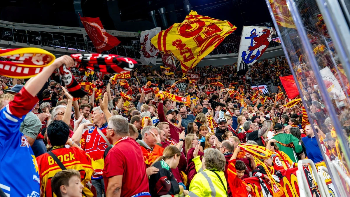Die treuen Fans sind immer da. Doch gegen Weiden betrug die Zuschauerzahl in Düsseldorf nur wenig mehr als 5000.
