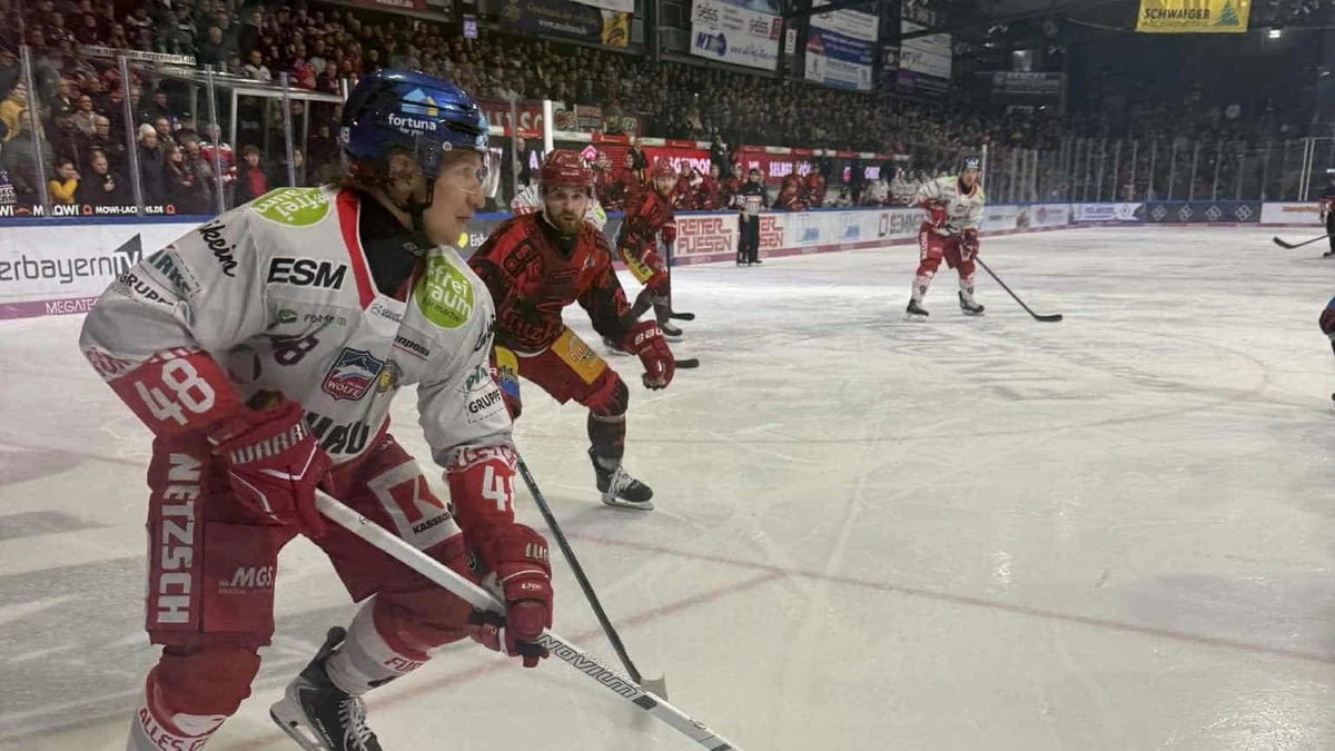 Die Selber Wölfe (helle Trikots) glichen zwar noch aus, doch am Ende jubelte der Deggendorfer SC.