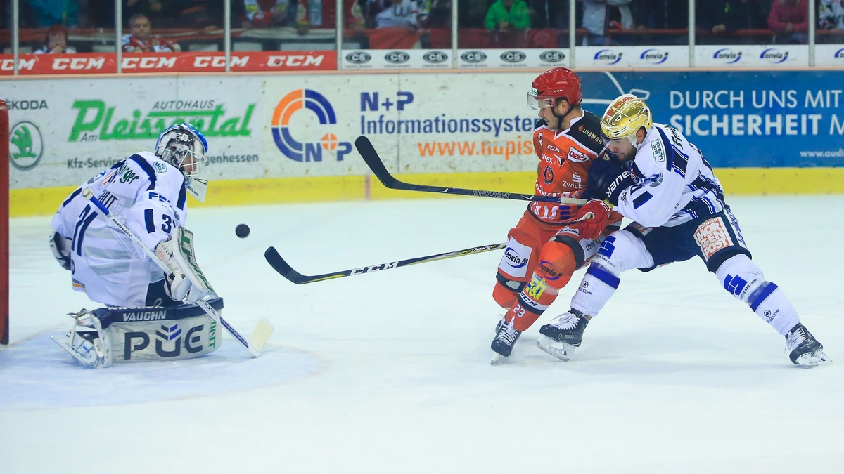 Alter Bekannter bei den Eislöwen: Der Kanadier Nick Huard (r.).