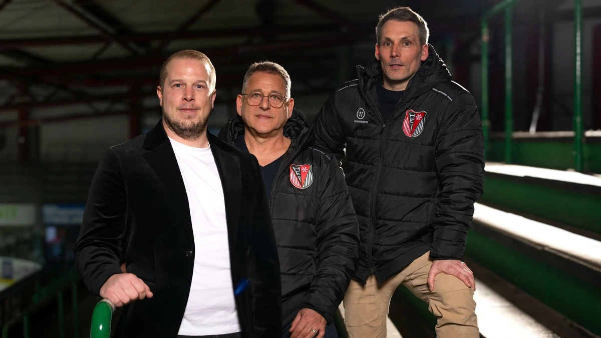 Von links: Marc Gollan (Geschäftsleitung), Lenny Soccio (Cheftrainer), Dominik Kastner (Geschäftsleitung).