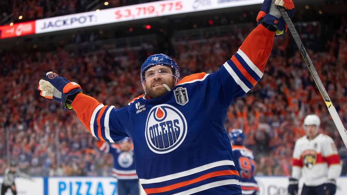 Leon Draisaitl war mit zwei Treffern der Matchwinner für die Oilers im ersten Finalspiel.