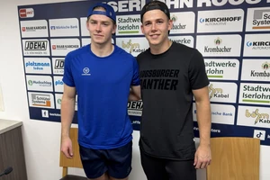 Johannes ( links) und Philipp Krauß (rechts) trafen am Donnerstagabend im Bruder-Duell aufeinander.