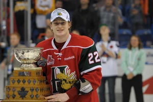 Nathan MacKinnon im Trikot der Halifax Mooseheads.