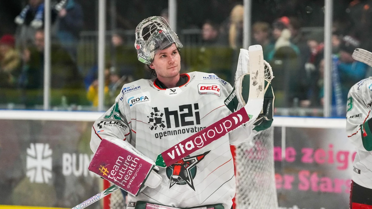 Oskar Autio von den Starbulls Rosenheim wurde zum Torhüter und Spieler des Jahres der DEL2 ausgezeichnet.