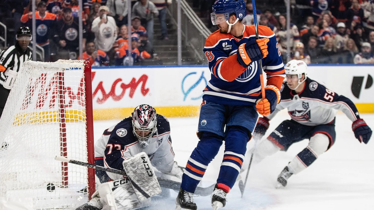 Jack Roslovic traf in der Verlängerung zur Entscheidung für die Oilers.