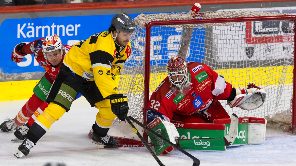 Klagenfurter AC im Duell mit HC Pustertal