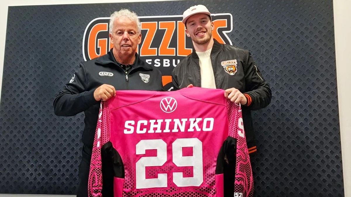 Luis Schinko hat seinen Vertrag bei den Grizzlys Wolfsburg verlängert.