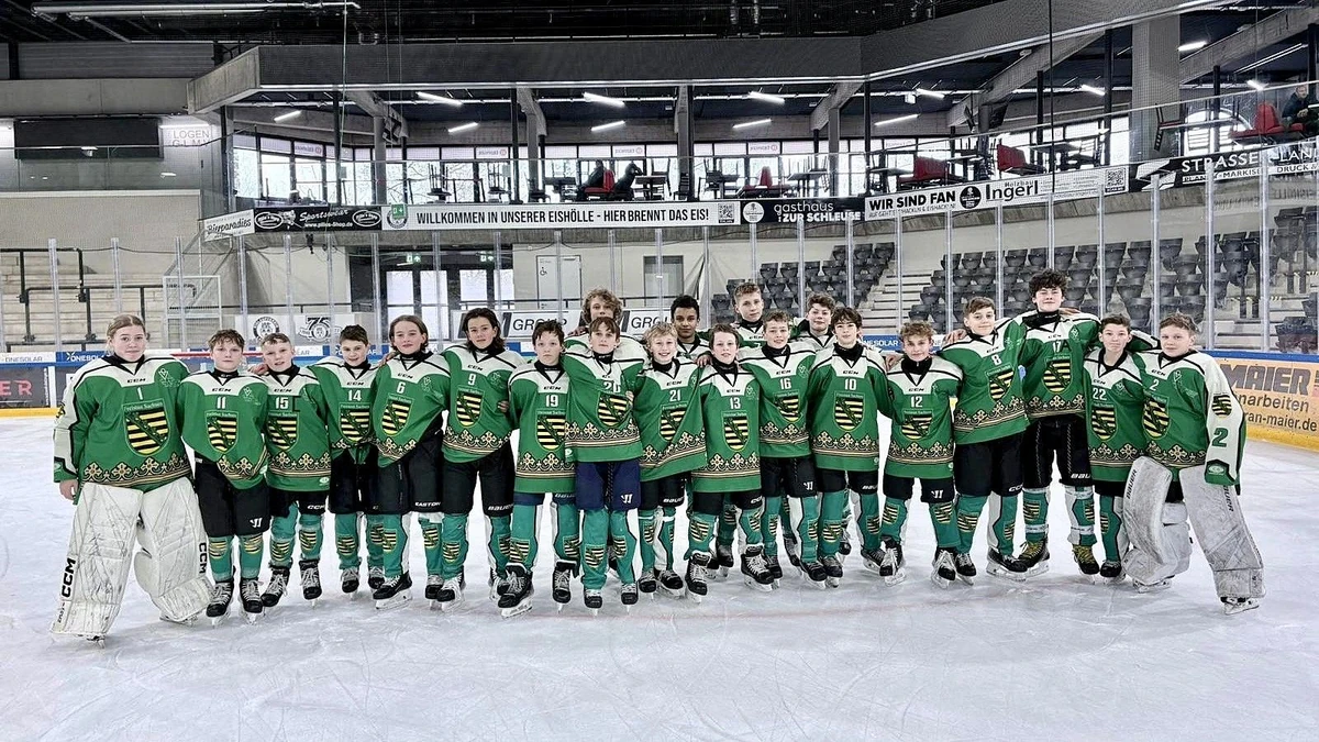 U14-Sachsen-Auswahl im März 2026 beim Turnier in Landshut