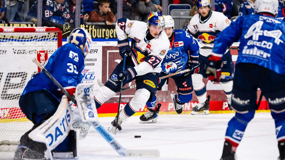 Die Adler Mannheim schnappen sich den neunten Sieg im zehnten Spiel.