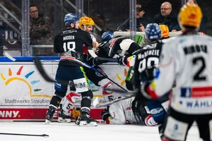 Im Spitzenspiel zwischen den Straubing Tigers und den Fischtown Pinguins Bremerhaven kochten die Emotionen hoch.