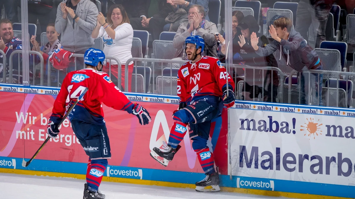 Chad Kolarik (r.) und Phil Hungerecker verlängern.