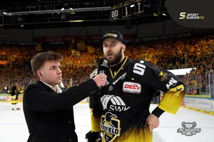 Mick Köhler im Interview nach dem Spiel.