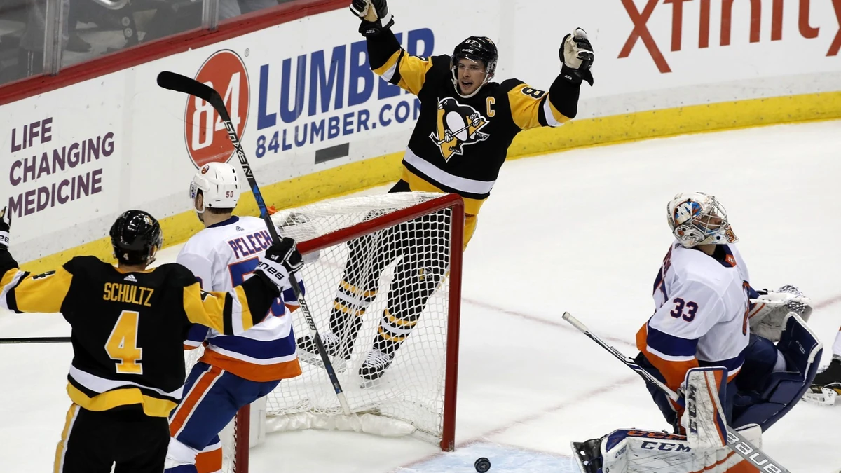 Sidney Crosby - hier bei einem Spiel gegen die New York Islanders - macht mit seinem 800. Assists einen weiteren Schritt auf dem Weg zur Legende.